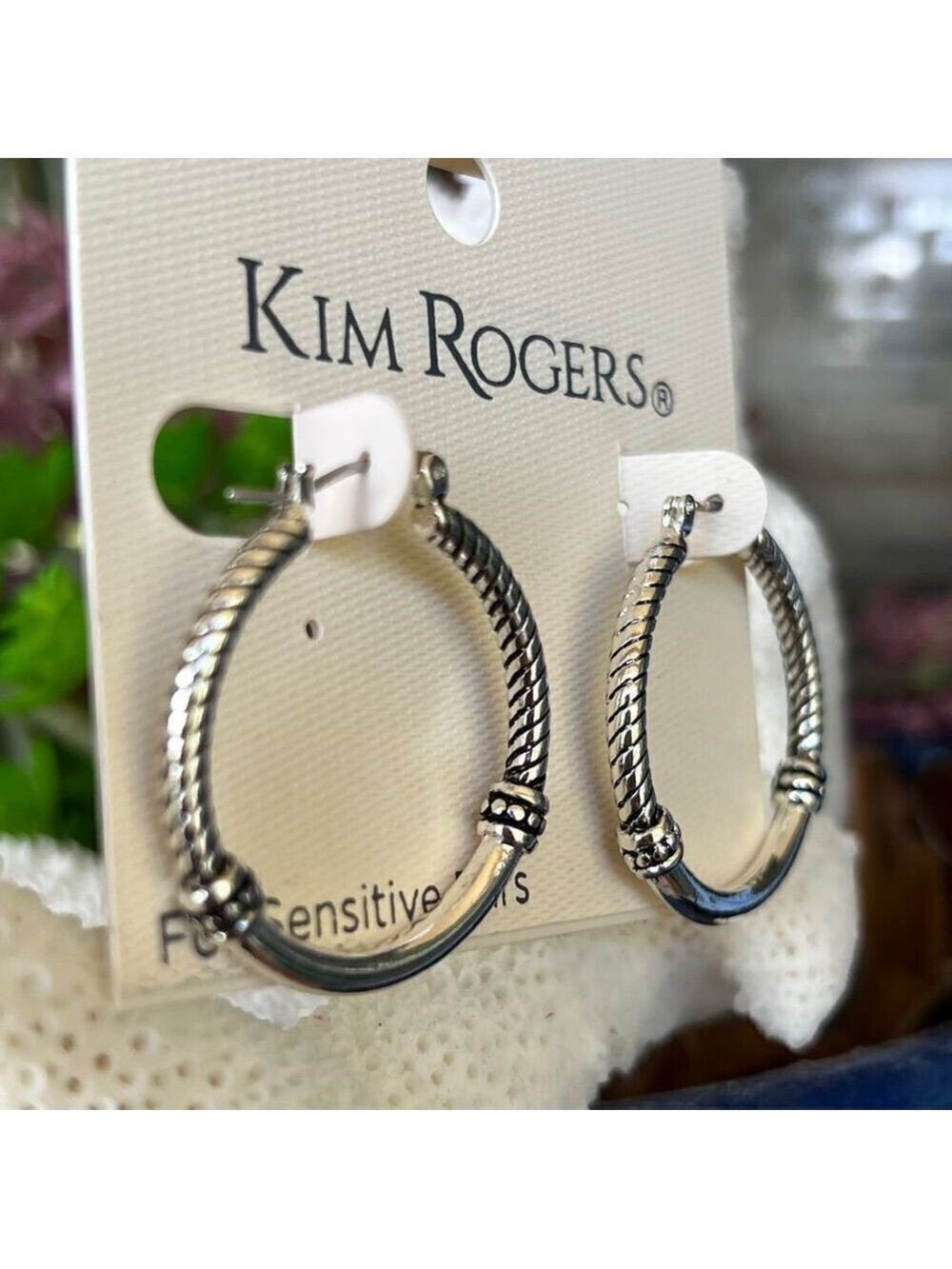 Kim Rogers Fashion Earrings Silver Western $16ea / 3 for $25